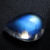 AAAAA - Truly Very Rare Blue Moon Rainbow Moonstone Gorgeous Blue Fire Nice Clean Tear Drop Shape Cabochon Huge size 9x13.5 mm -weight 6.15 cts thick 6.5 mm